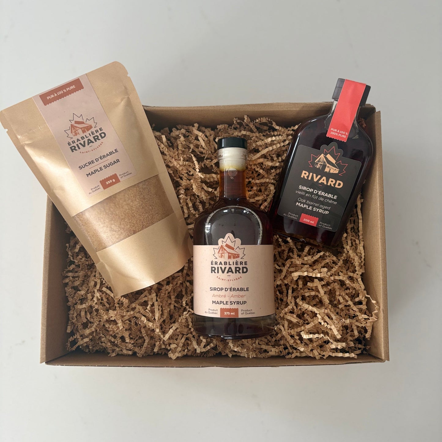 Coffret cadeau érable d'ici