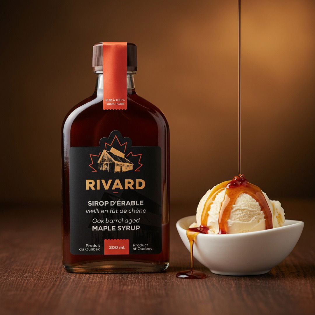 Sirop vieillit en fût de chêne